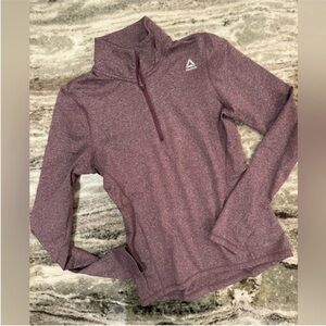 Reebok Heathered Purple Pullover